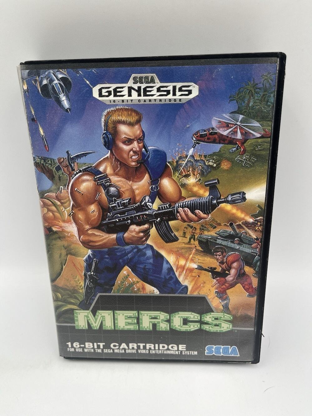 Mercs Capcom Complete Authentic (Sega Genesis) Game CIB Tested